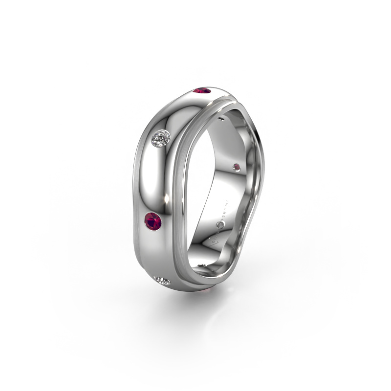 Image de Alliance WH2051L26DP 950 platine ±6x2.4 mm Rhodolite