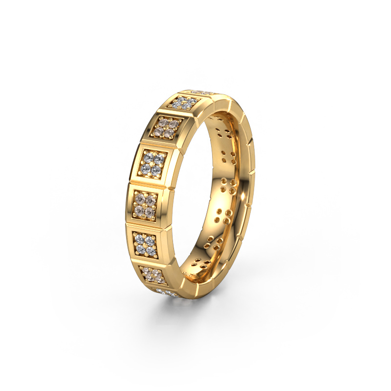 Bild von Ehering WH2056L15DP 585 Gold ±5x2.4 mm Braun Diamant