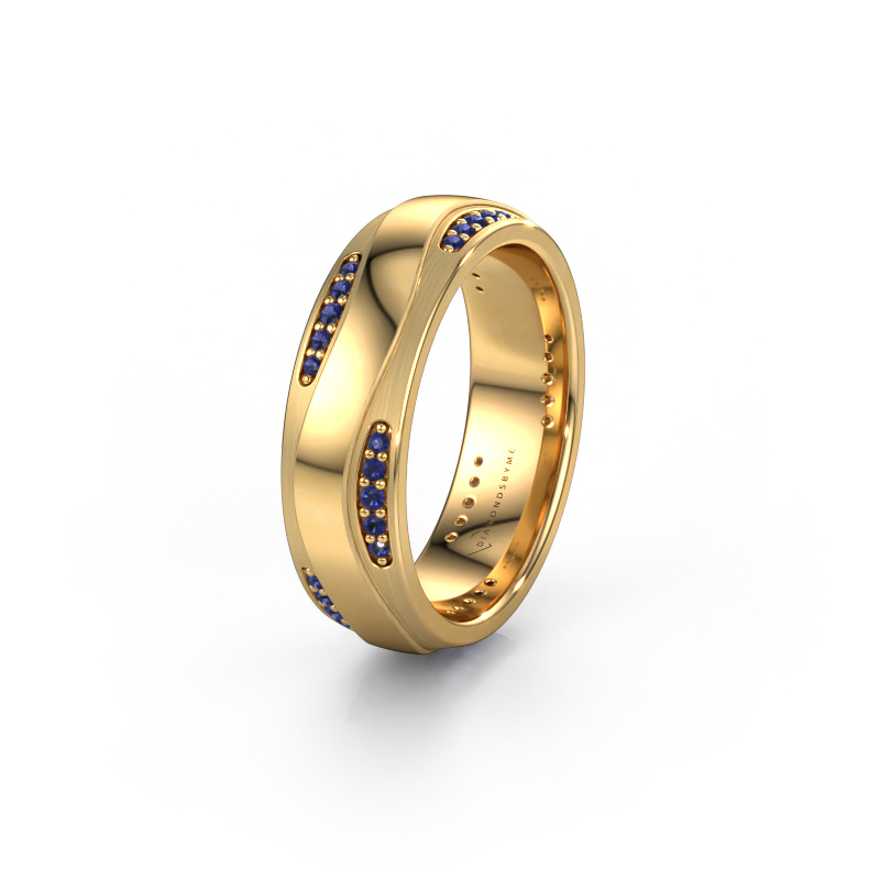 Bild von Ehering WH2062L26BM 585 Gold ±6x2 mm Saphir