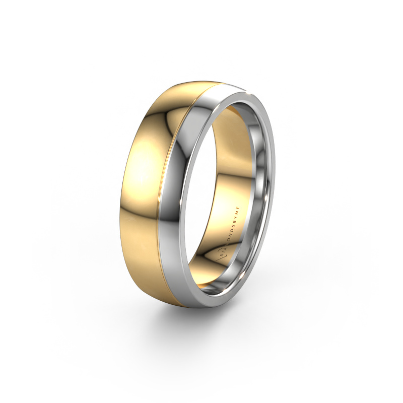 Image of Wedding ring WH2066M27D 585 gold ±0.28x0.09in
