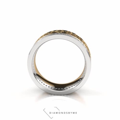 9325070 Golden Diamond-Ring 585er Gold 0.0677oz Big 54/55
