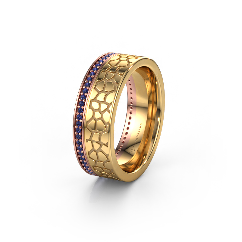 Bild von Ehering WH2070L17C 585 Roségold ±7x2.2 mm Saphir