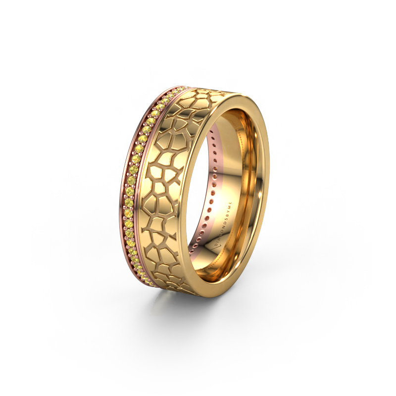 Bild von Ehering WH2070L17C 585 Roségold ±7x2.2 mm Gelb Saphir