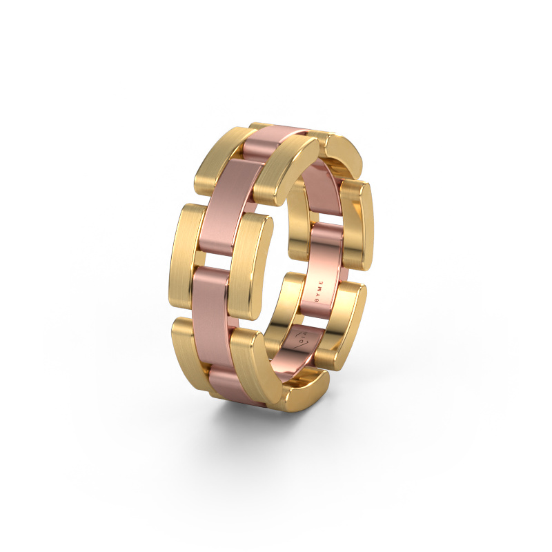 Bild von Freundschaftsring WH2078L17BPM 585 Roségold ±7x2 mm