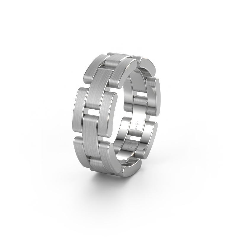 Bild von Freundschaftsring WH2078L17BPM 950 Platin ±7x2 mm