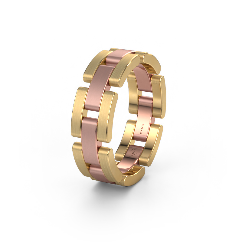 Bild von Ehering WH2078M17BPM 585 Roségold ±7x2 mm