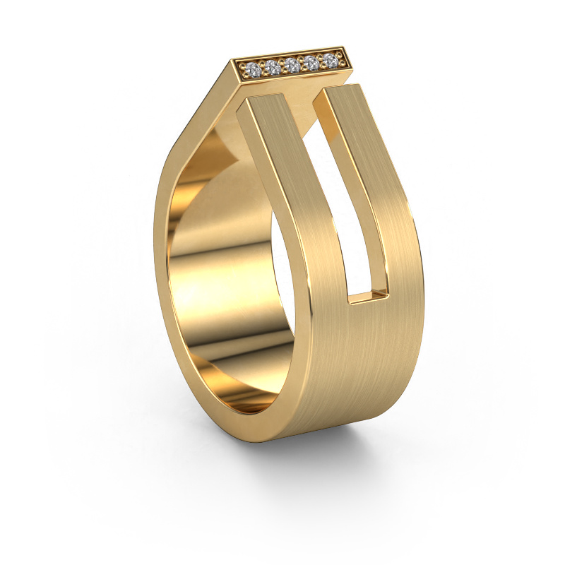Image of Wedding ring WH2090M19C 585 gold ±10x2.2 mm