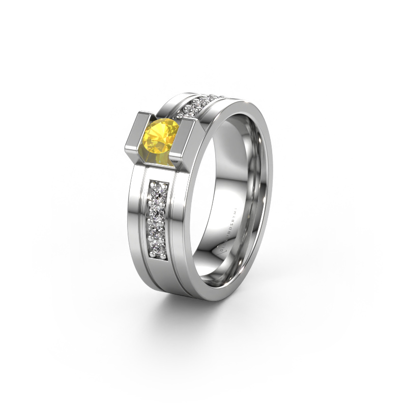 Image de Alliance WH2092L16BP 950 platine ±6,5x2 mm Saphir jaune
