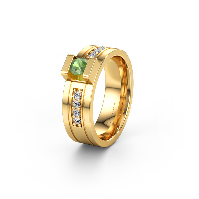 Image de Alliance WH2092L16BP 585 or jaune ±6,5 x 2 mm Vert tourmaline