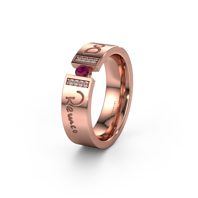 Image de Alliance WH2094L16C 585 or rose ±6x2.2 mm Rhodolite 3 mm