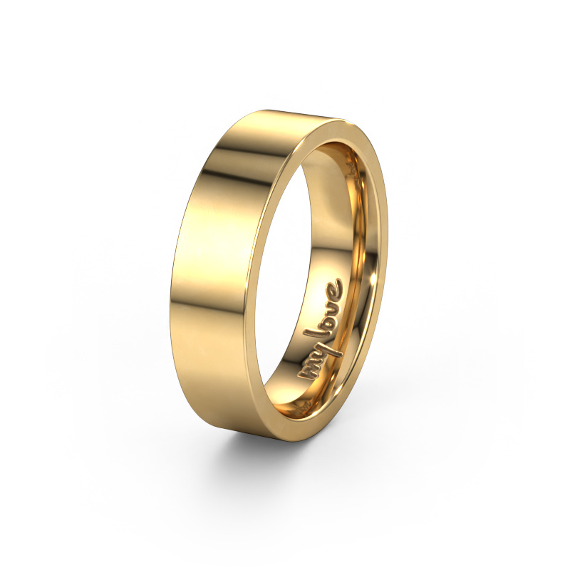 Image of Wedding ring WH2096M16C 585 gold ±0.24x0.09in