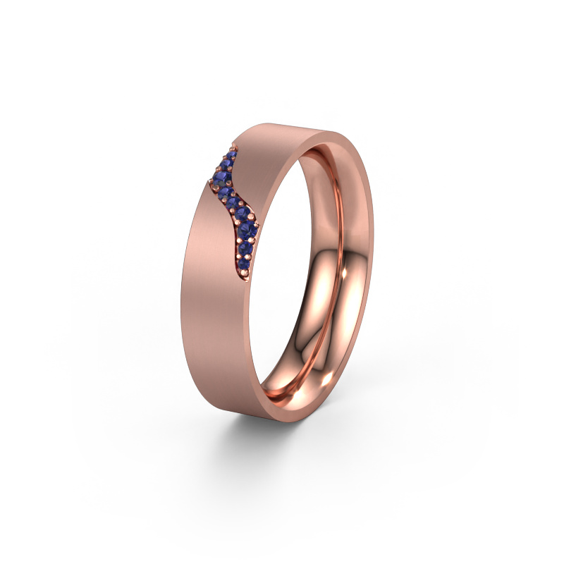 Bild von Ehering WH2100L46BM 585 Roségold ±6x2 mm Saphir