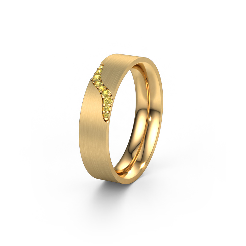 Bild von Ehering WH2100L46BM 585 Gold ±6x2 mm Gelb Saphir