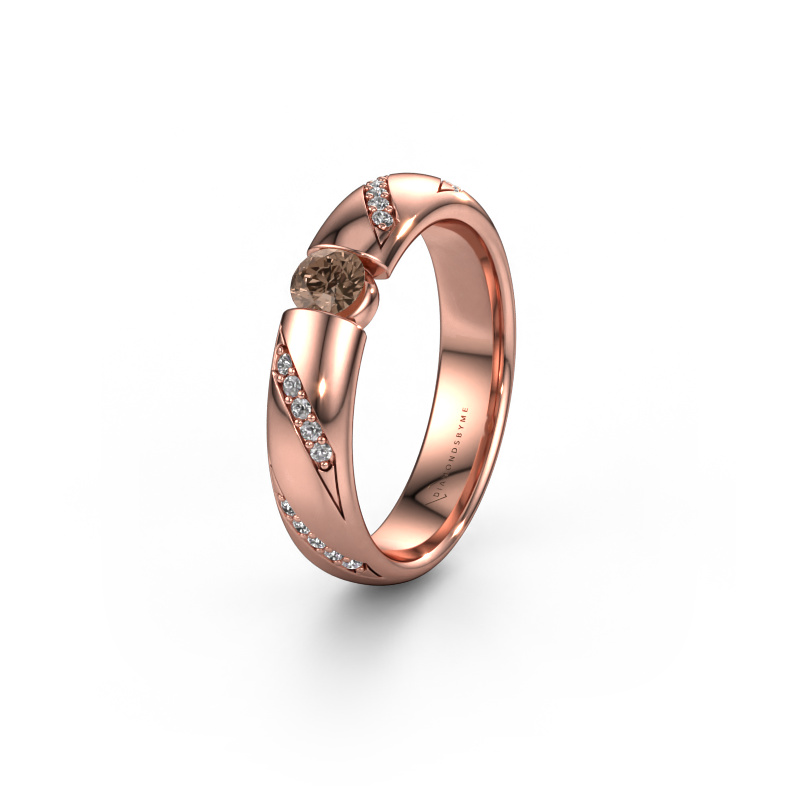 Image de Alliance WH2102L34A 585 or rose ±5x1.7 mm Diamant brun