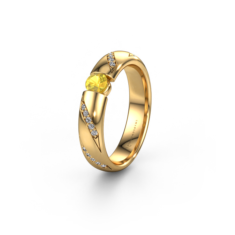Bild von Ehering WH2102L34A 585 Gold ±5x1.7 mm Gelb Saphir
