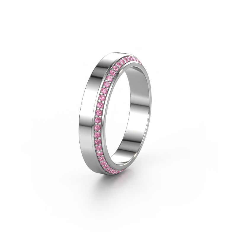 Image de Alliance WH2106L14C 585 or blanc ±4x2.2 mm Saphir rose