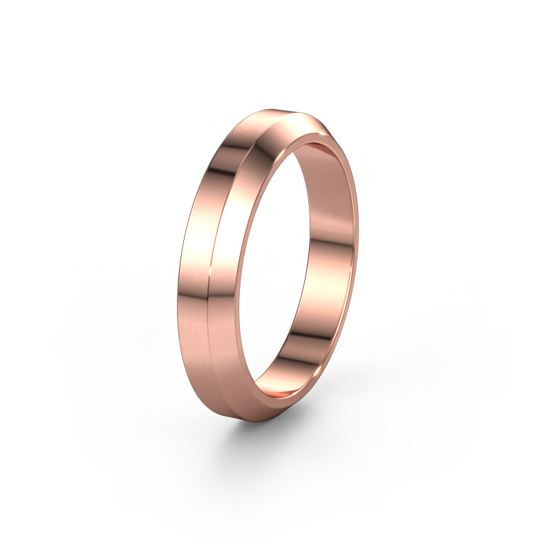 Image of Wedding ring WH2106M14C 585 rose gold ±0.16x0.08 in