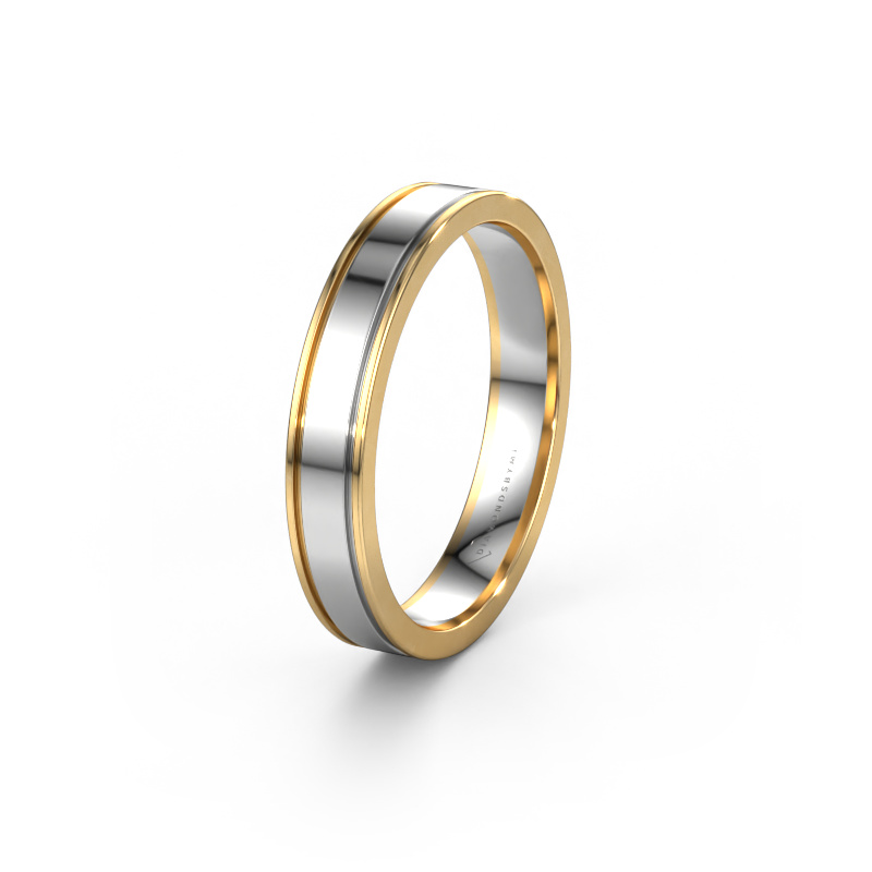 Image of Wedding ring WH2108M14A 585 white gold ±0.16x0.07 in