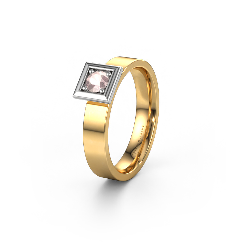 Bild von Ehering WH2112L14A 585 Gold ±4x1.7 mm Morganit Champagner
