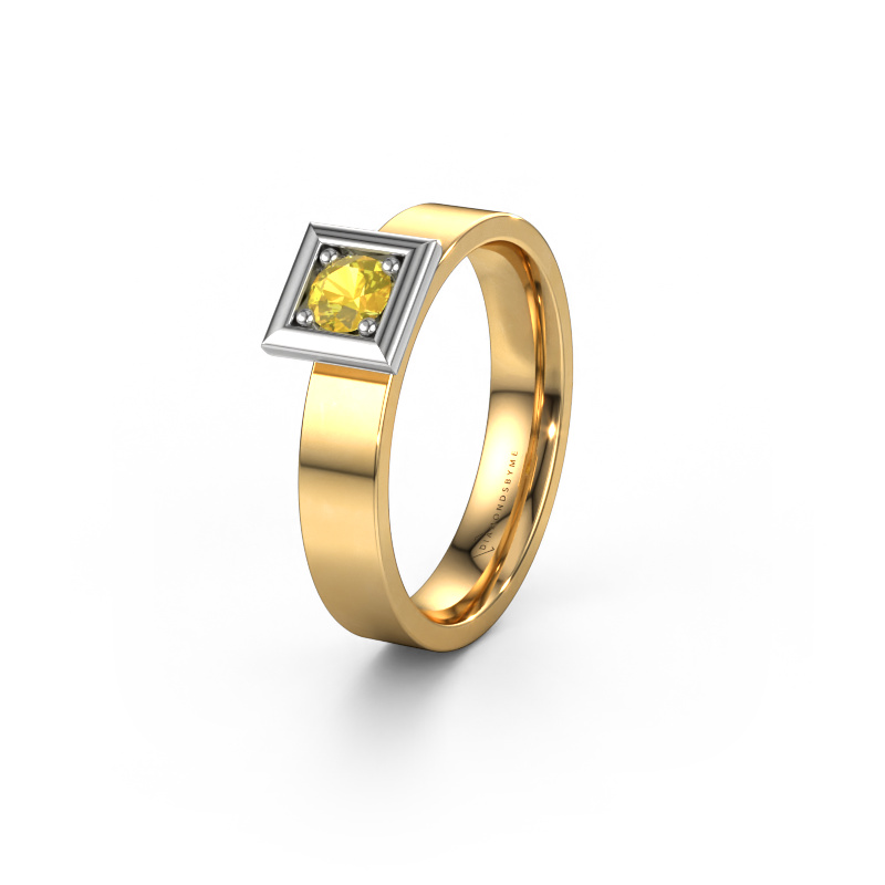 Bild von Ehering WH2112L14A 585 Gold ±4x1.7 mm Gelb Saphir