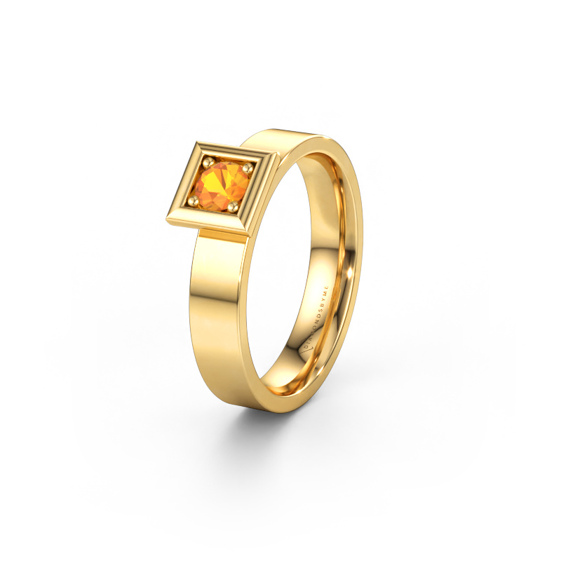 Immagine di Fede nuziale WH2112L14A 585 oro ±4 x 1,7 mm Citrino