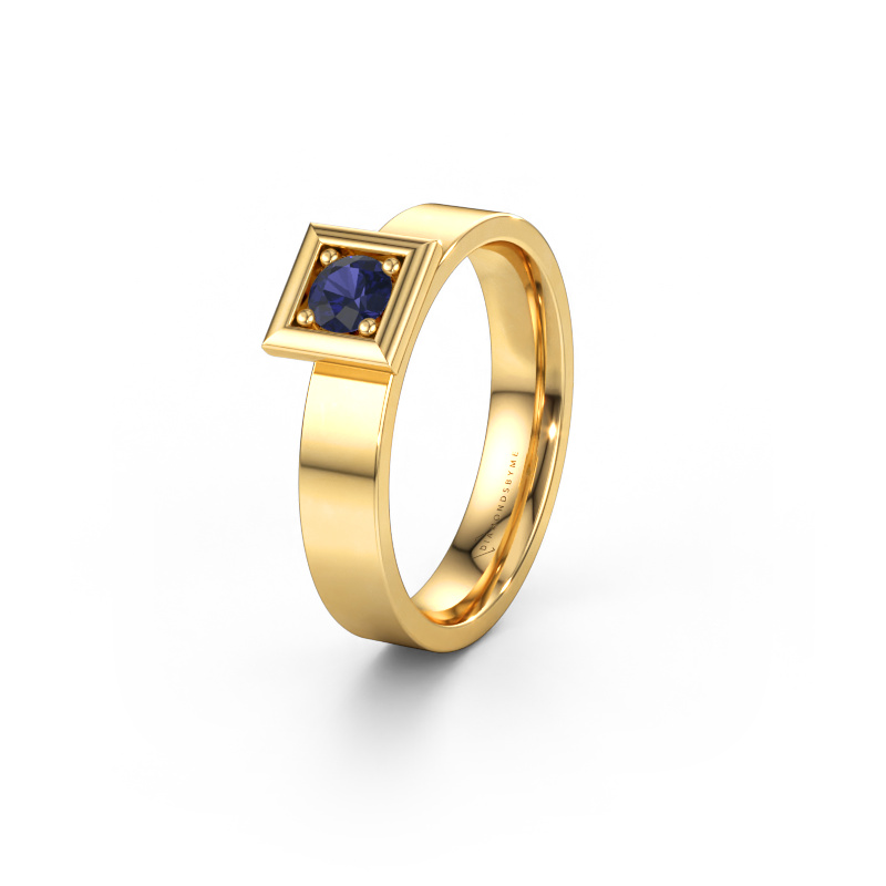 Bild av Vigselring WH2112L14A 585 gult guld ±4 x 1,7 mm Safir