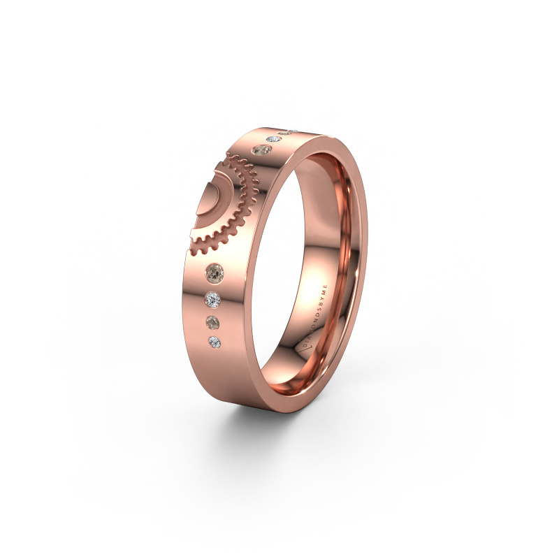 Image de Alliance WH2116L25A 585 or rose ±5x1.7 mm Diamant brun