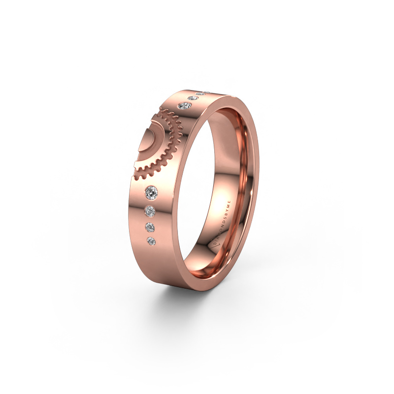 Bild von Ehering WH2116L25A 585 Roségold ±5x1.7 mm Zirkonia