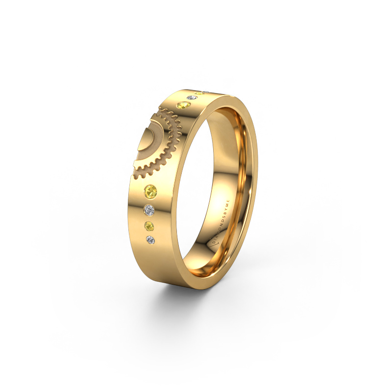 Bild von Ehering WH2116L25A 585 Gold ±5x1.7 mm Gelb Saphir