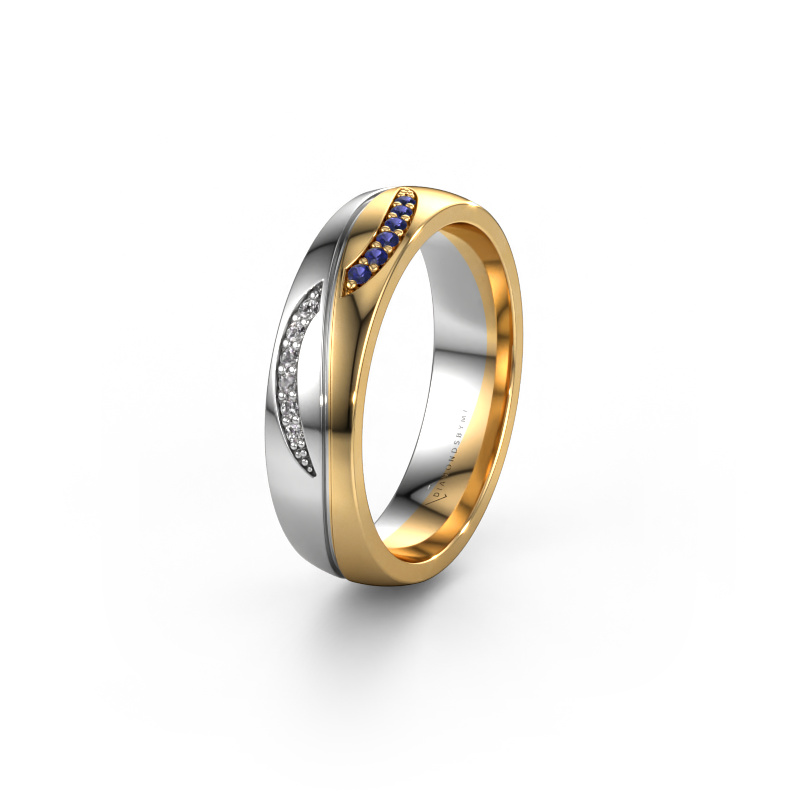 Bild von Ehering WH2118L25A 585 Gold ±5x1.7 mm Saphir