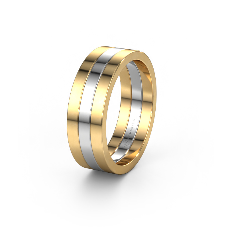 Image of Wedding ring WH2120M 585 gold ±7x1.7 mm