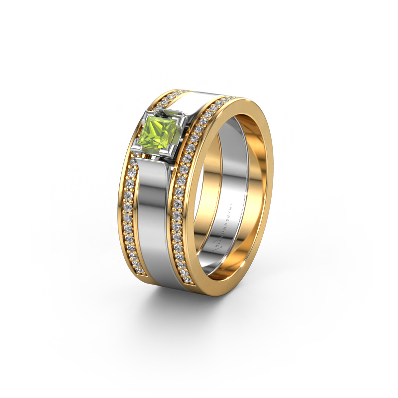 Bild von Ehering WH2121L 585 Gold ±8x1.7 mm Peridot