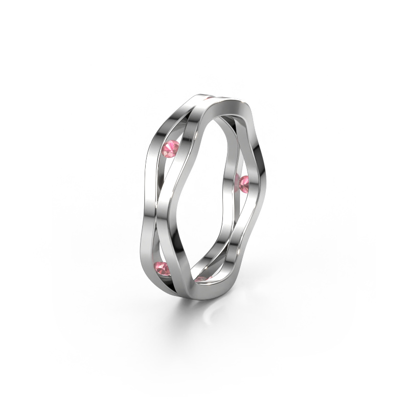 Image de Alliance WH2122L 585 or blanc ±5x1.8 mm Rose tourmaline