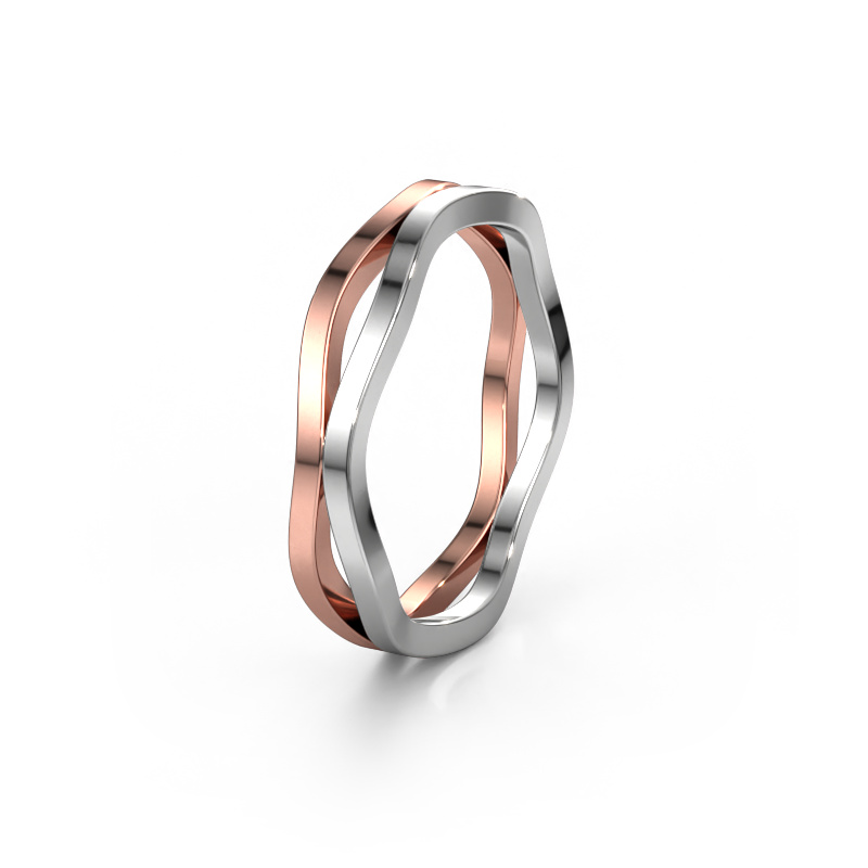Image of Wedding ring WH2122M 585 rose gold ±0.20x0.07 in