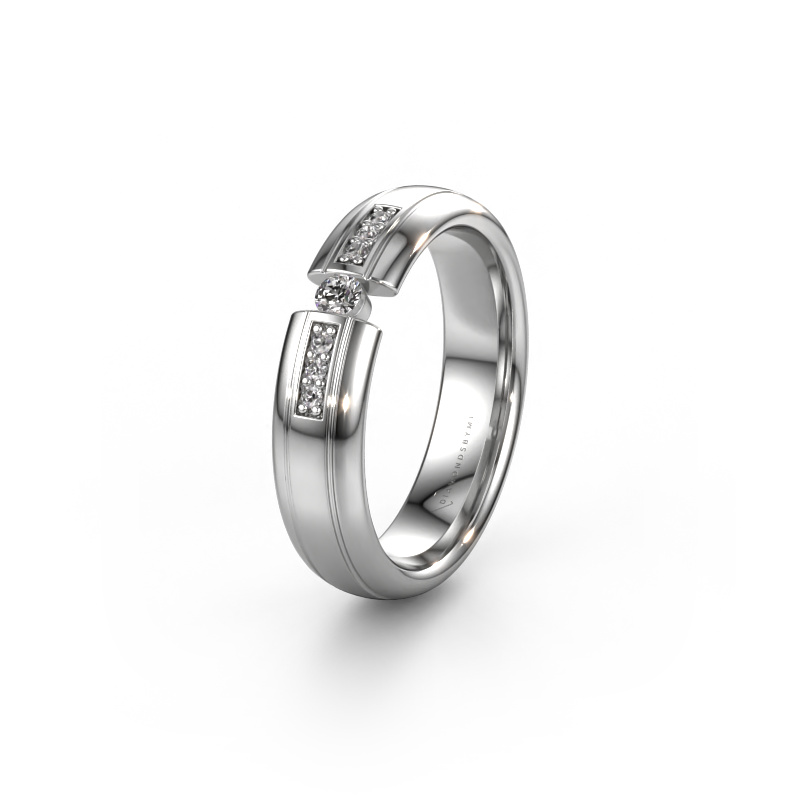 Image of Wedding ring WH2128L26C 950 platinum ±0.20x0.08 in Lab grown diamond