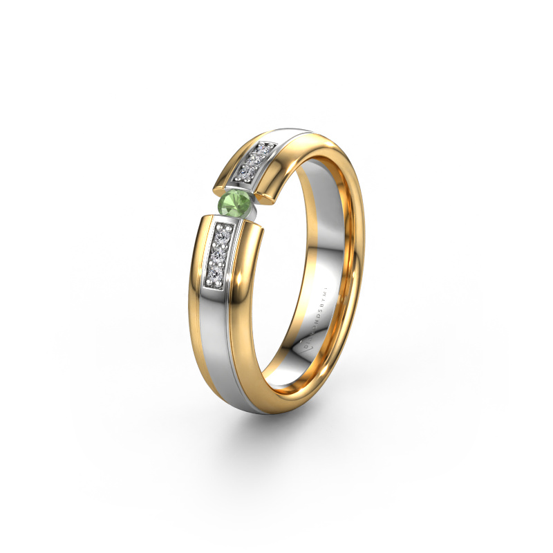 Image de Alliance WH2128L26C 585 or blanc ±5x2 mm Vert tourmaline