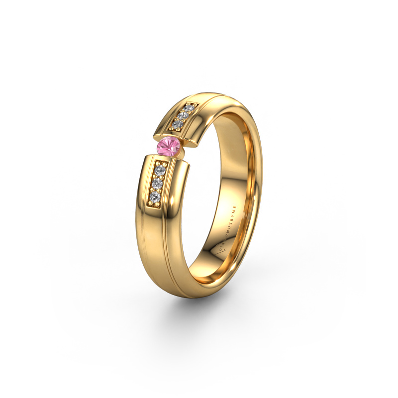 Image de Alliance WH2128L26C 585 or jaune ±5x2 mm Saphir rose