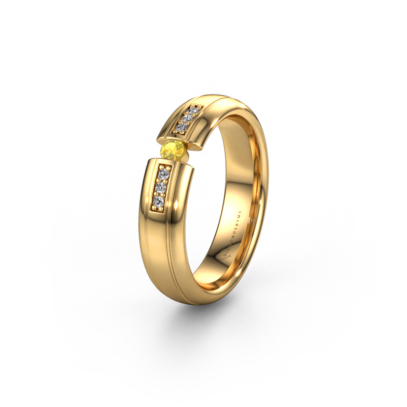 Bild von Trauring WH2128L26C 585 Gold ±5x2 mm Gelb Saphir