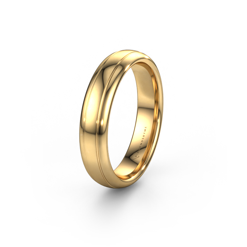 Image of Wedding ring WH2128M 585 gold ±0.20x0.09in