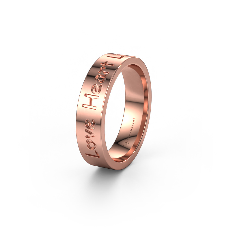 Image of Wedding ring WH2130L15A 585 rose gold ±5x1.7 mm