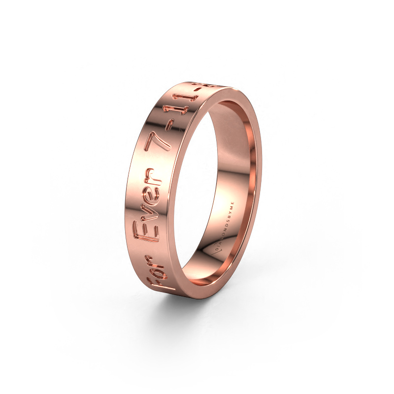 Image of Wedding ring WH2130M15A 585 rose gold ±0.20x0.07 in