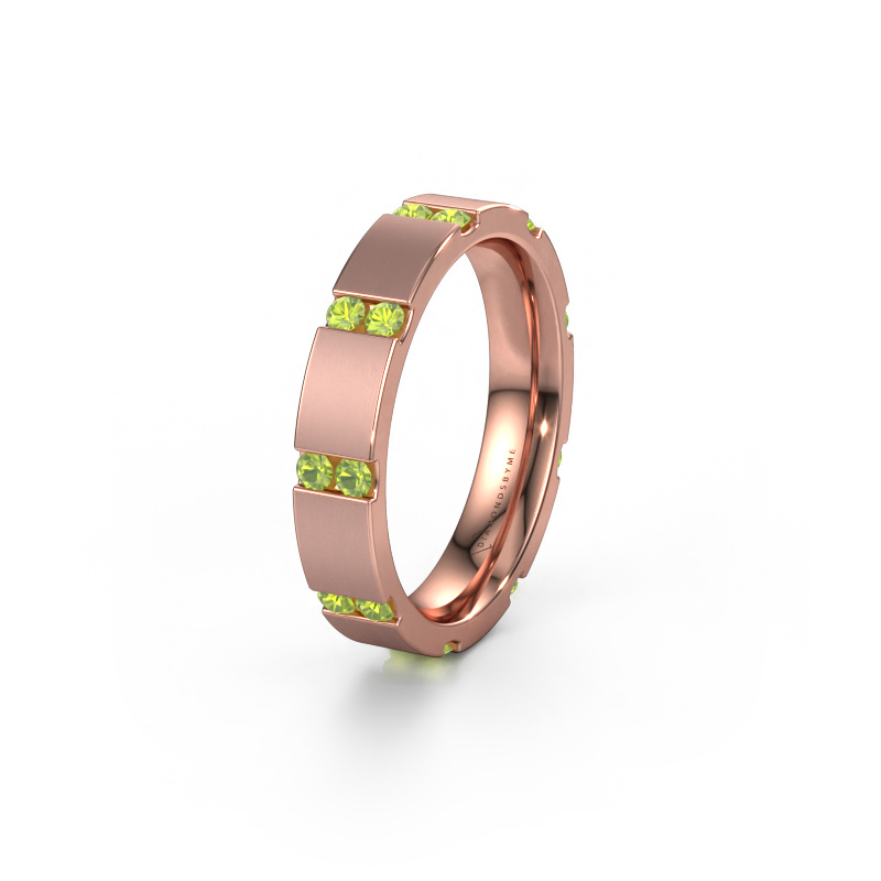 Bild von Ehering WH2132L14BM 585 Roségold ±4x2.2 mm Peridot