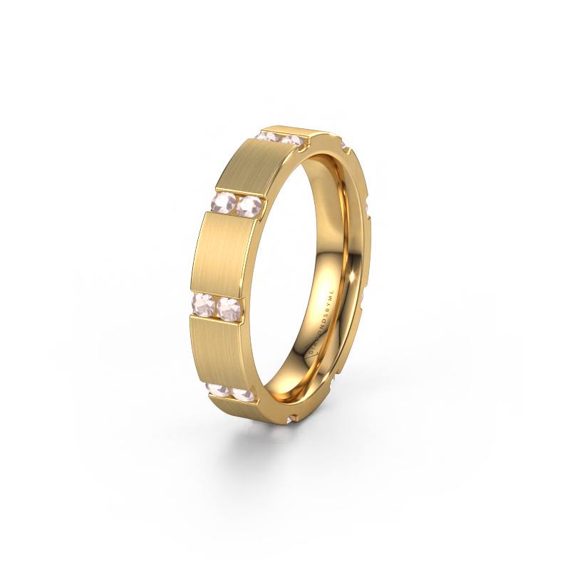 Bild von Ehering WH2132L14BM 585 Gold ±4x2.2 mm Morganit Champagner