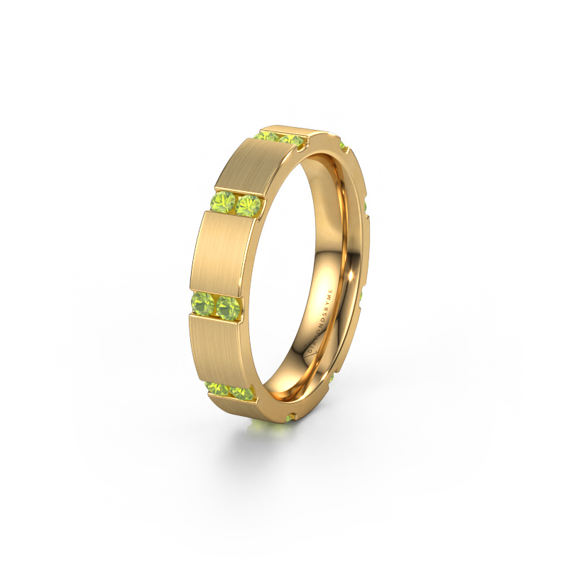 Bild von Ehering WH2132L14BM 585 Gold ±4x2.2 mm Peridot
