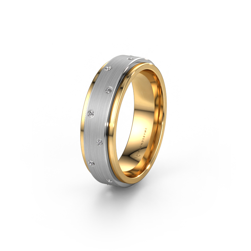 Bild von Ehering WH2134L 585 Gold ±6x2.2 mm Zirkonia