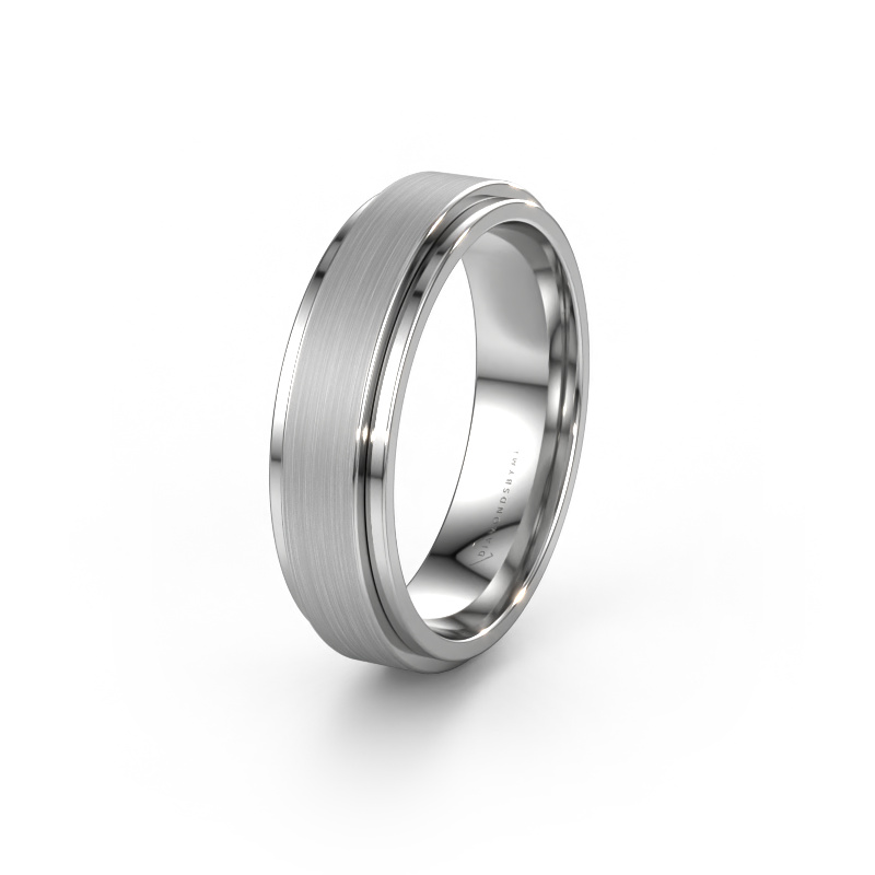 Image of Wedding ring WH2134M 585 white gold ±6x2.2 mm