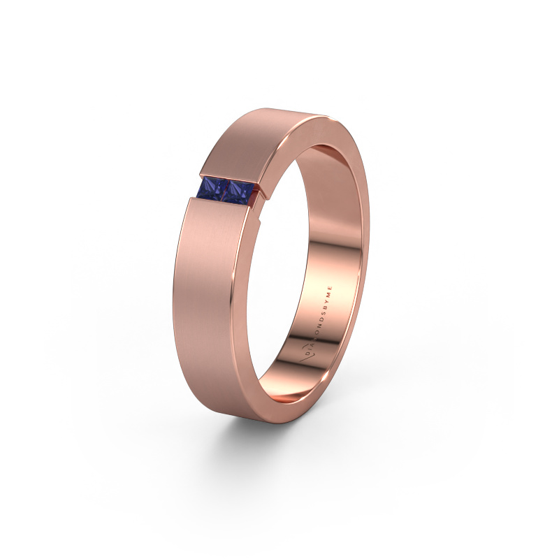 Bild von Trauring WH2136M15E 585 Roségold ±5x2.4 mm Saphir