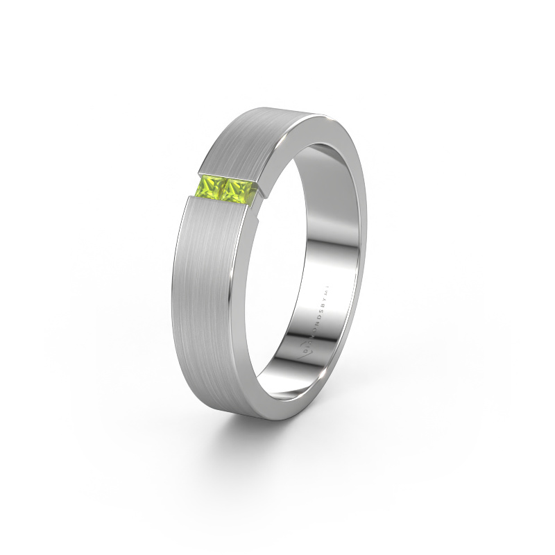 Bild von Trauring WH2136M15E 950 Platin ±5x2.4 mm Peridot