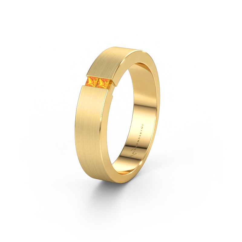 Immagine di Fede nuziale WH2136M15E 585 oro ±5 x 2,4 mm Citrino