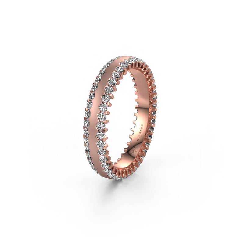 Bild von Trauring WH2139L24B 585 Roségold ±4x2 mm Zirkonia
